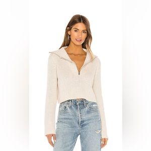 WORN TWICE Lovelle Zip Up Sweater by Tularose from Revolve